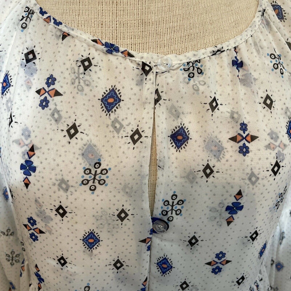 BEINN Women’s Polyester Boho Blouse Made in Italy Multi Print Size M - Picture 4 of 6